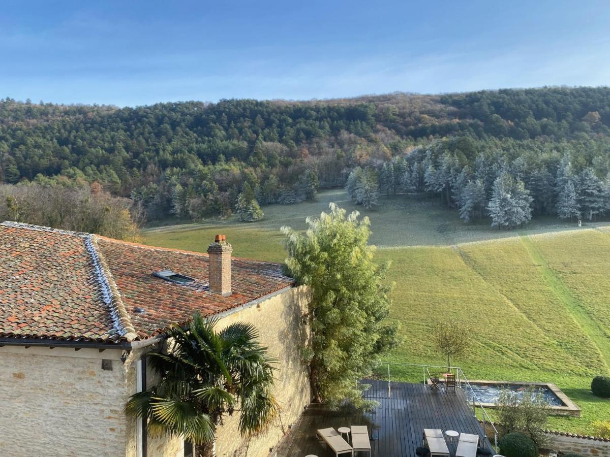 Clos De Mont July, Chambres Avec Vue Et Terrasse Dans Demeure Historique Ceyzeriat Екстериор снимка